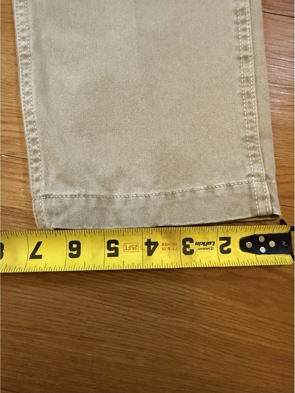 VTG GRAMICCI Men’s Climbing Pants - Tan Wash - Elastic Belted Waist - Size Small